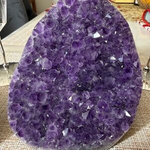 Purple Amethyst Crystal Geode